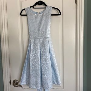 Pale blue party dress